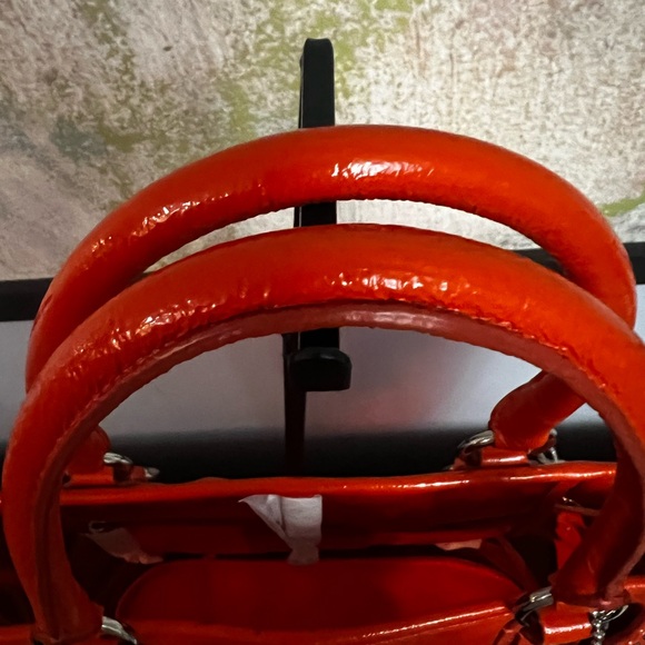 Coach 15021 PVC Metallic Transparent Clear Orange Tote  Rare Plastic Beach Bag - Picture 5 of 15